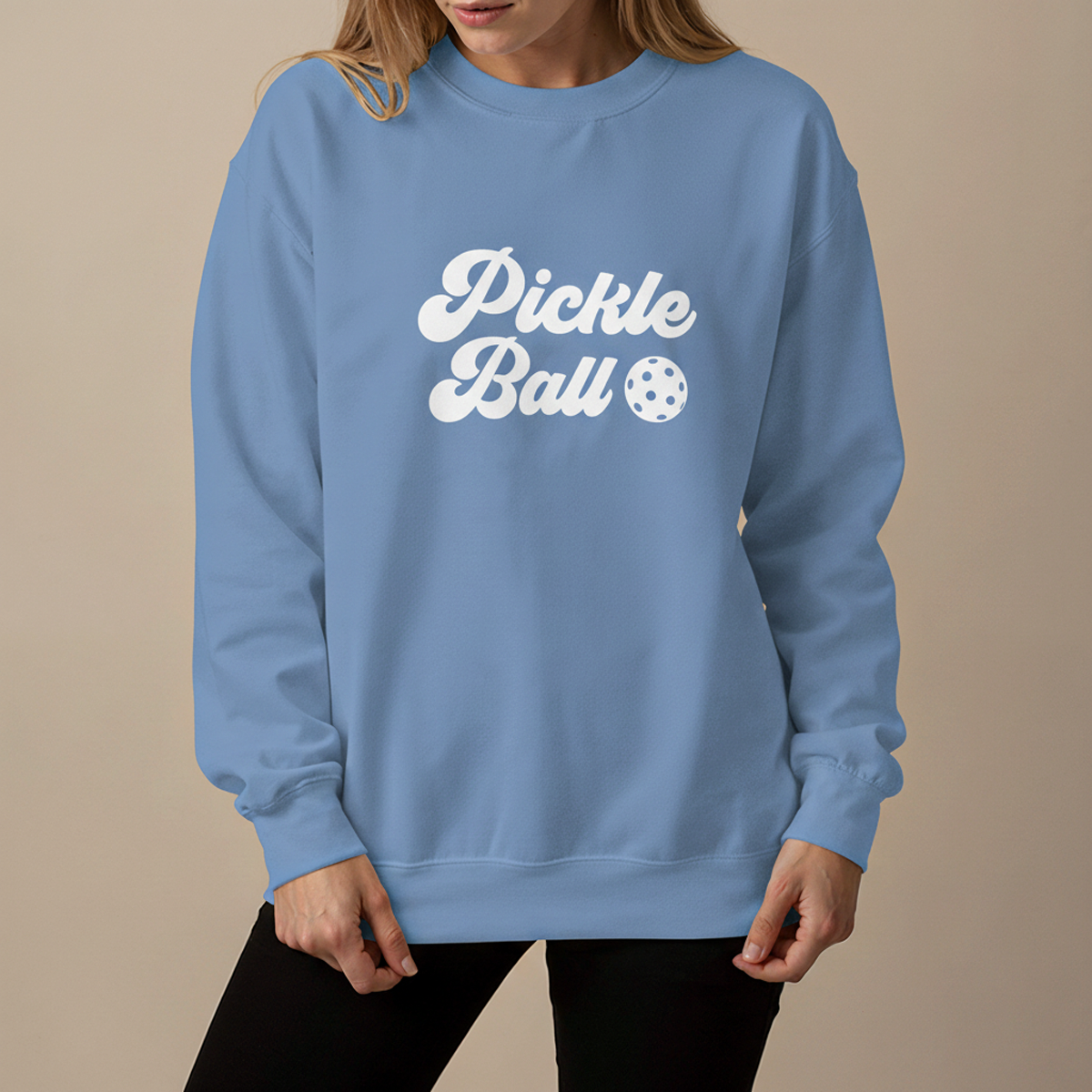 PickleBaller Sweatshirt, Stay warm on the Court w/ this Cozy Sweatshirt, Perfect Gift for a Pickleball Team, Christmas Gift for Pickleballer