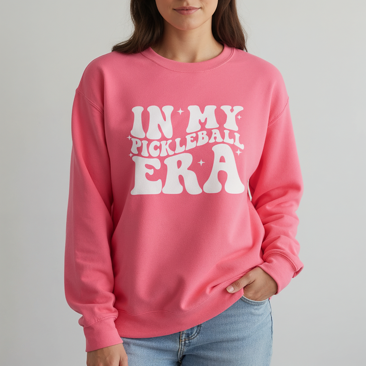 Pickleball Era Sweatshirt Crewneck Midweight Softstyle Fleece